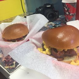 Double Mac and Cheese Burger