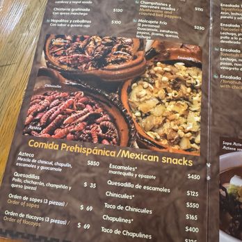 Tlacaelel - Menu - Mexican Near Me - Teotihuacán de Arista, MEX