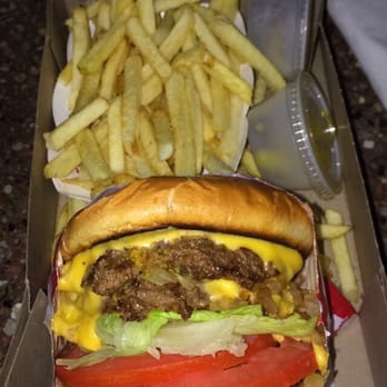 In-N-Out Burger - number 1 - animal style - no spread - chilies on the side. Fries cocked to perfection. FTW! - Burgers Near Me - Pasadena, California