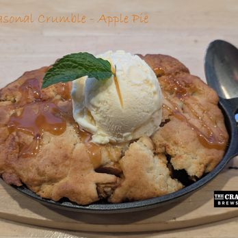 The Craftsman - Brews & Bites - Apple pie - seasonal crumble - Brewpubs Near Me - Redondo Beach, California The Craftsman - Brews & Bites - Apple pie - seasonal crumble - Brewpubs Near Me - Redondo Beach, California