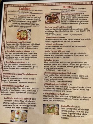 Menu photo 8 La Casita Restaurant Palm Desert, CA