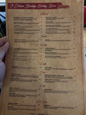 Menu photo 2 Il Colosseo Brooklyn, NY