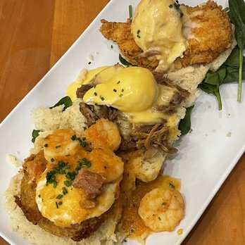 Ruby Slipper Decatur - Trifecta Benedict - Breakfast & Brunch Near Me - New Orleans, Louisiana Ruby Slipper Decatur - Trifecta Benedict - Breakfast & Brunch Near Me - New Orleans, Louisiana