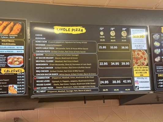 Menu photo 3 Slice Pizza San Jose, CA