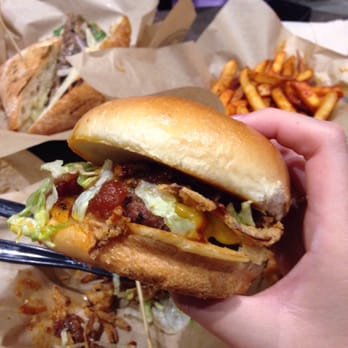 The Stand - American Classics Redefined - My onion stack burger -@eatwithkim - Burgers Near Me - Northridge, California