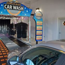 Pro-Clean Car Wash Express - Entering the wash bay.