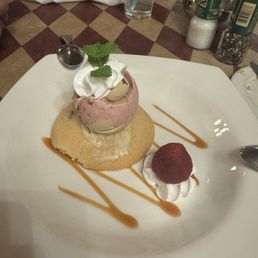 Cookie a la mode with spumoni Cookie a la mode with spumoni