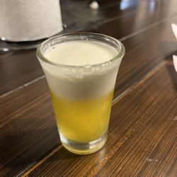 Iron Horse Grill - That is the orange cream beer shot