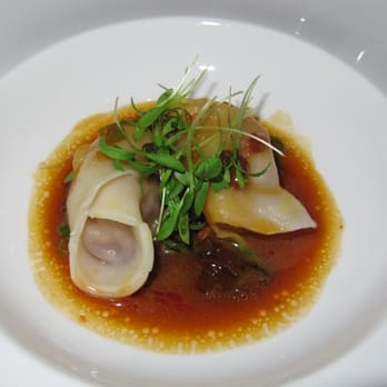 Mooo.... Beacon Hill - Half order of Kobe Beef Dumplings - ginger, scallion and soy - $15 12/2010 - Steakhouses Near Me - Boston, Massachusetts Mooo.... Beacon Hill - Half order of Kobe Beef Dumplings - ginger, scallion and soy - $15 12/2010 - Steakhouses Near Me - Boston, Massachusetts