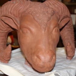Ridgewood Antiques - Signed 1958 CRANE sculpture