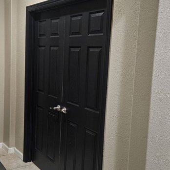 All Bay Handyman - Framed in wall with texture and double doors installed by Josh. - Handyman Near Me All Bay Handyman - Framed in wall with texture and double doors installed by Josh. - Handyman Near Me