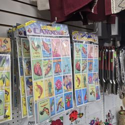 Loteria (bingo) played trastionally with beans or pennies
