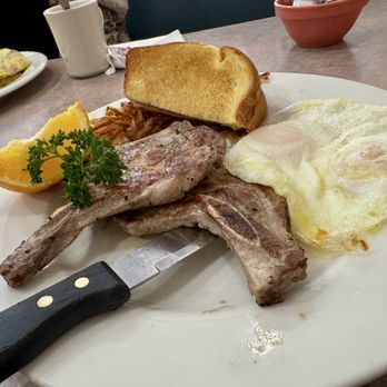 Peg's Glorified Ham N Eggs - 01.01.25 Pork Chops & Eggs - Breakfast & Brunch Near Me - Reno, Nevada Peg's Glorified Ham N Eggs - 01.01.25 Pork Chops & Eggs - Breakfast & Brunch Near Me - Reno, Nevada