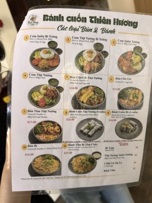 Menu photo 7 Banh Cuon Thien Huong Westminster, CA Menu photo 7 Banh Cuon Thien Huong Westminster, CA