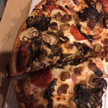 Pizza Hut - Burnt mushroom and pepperoni pizza - Pizza Near Me - Auburn, Georgia