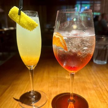Koi - Riffs on a French 75 and an Aperol Spritz - Sushi Bars Near Me - Houston, Texas Koi - Riffs on a French 75 and an Aperol Spritz - Sushi Bars Near Me - Houston, Texas