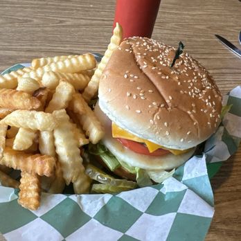 Valley Restaurant - Double cheeseburger with fries. - American Near Me - Juneau, Alaska Valley Restaurant - Double cheeseburger with fries. - American Near Me - Juneau, Alaska