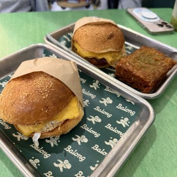 Balong - Bacon Breakfast Sandwich, Sausages Breakfast Sandwich and Hashbrown - Filipino Near Me - Portland, Oregon