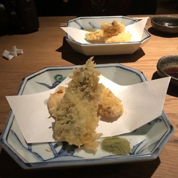 Sushi Ryusei - Tempura side dish that came with Omakase Sashimi & sushi regular - Sushi Bars Near Me - New York, New York Sushi Ryusei - Tempura side dish that came with Omakase Sashimi & sushi regular - Sushi Bars Near Me - New York, New York