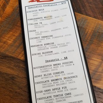 High Hand Cafe - Drinks .... get one and walk the property! - New American Near Me - Loomis, California