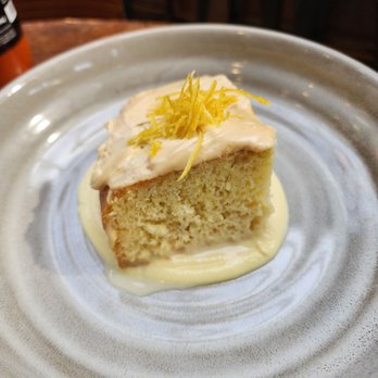 Añejo Restaurant - a piece of cake on a plate - Mexican Near Me - Calgary, Alberta