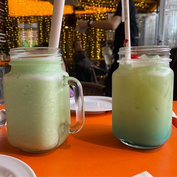 The Sweet Sap - Melon Slush and Blue Lagoon - New American Near Me - Flushing, New York The Sweet Sap - Melon Slush and Blue Lagoon - New American Near Me - Flushing, New York