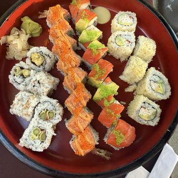 Kozue Restaurant - Asparagus Tempura Roll Crouching Tuna Hidden Shrimp Roll Alaska Roll Crunchy California Roll - Sushi Bars Near Me - Seattle, Washington Kozue Restaurant - Asparagus Tempura Roll Crouching Tuna Hidden Shrimp Roll Alaska Roll Crunchy California Roll - Sushi Bars Near Me - Seattle, Washington