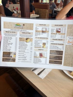 Menu photo 1 Kaneohe Pancake House Kaneohe, HI Menu photo 1 Kaneohe Pancake House Kaneohe, HI