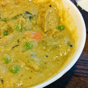 Udupi Palace Restaurant - Close-up of the vegetable korma - Vegetarian Near Me - Chicago, Illinois