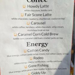 Daily Dose Coffee - Auburn - Seasonal menu