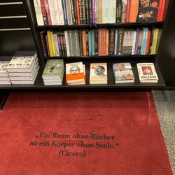 Mayersche Buchhandlung - "A room without books is like a body without souls." Cicero.
