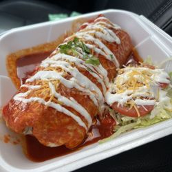 Taqueria Los Tetillas - Asada Burrito Mujado