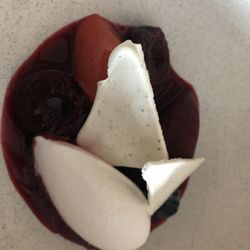 Whitebait - Three sorbets with meringue