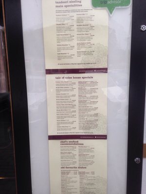 Menu photo 1 Tale of Spice Dundonald, CSR