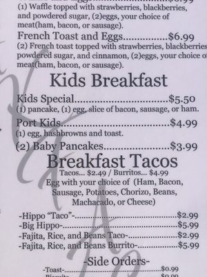 Menu photo 3 Port Cafe Freeport, TX