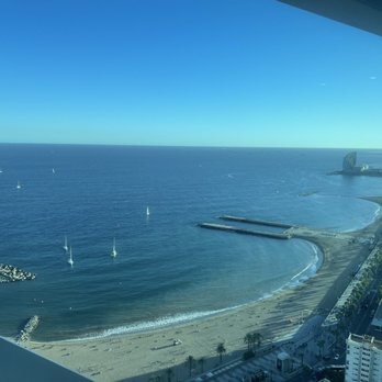 Hotel Arts Barcelona - View from the spa - Hotels Near Me - Barcelona, B Hotel Arts Barcelona - View from the spa - Hotels Near Me - Barcelona, B