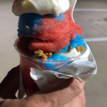 Jeremiah's Italian Ice - Red, white, and blue gelati - Desserts Near Me - Keller, Texas Jeremiah's Italian Ice - Red, white, and blue gelati - Desserts Near Me - Keller, Texas