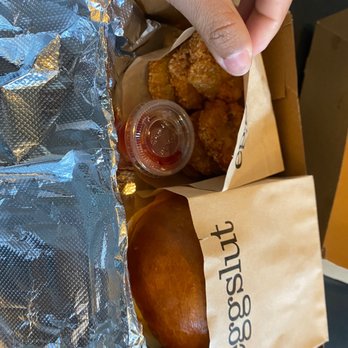Eggslut - Bacon, Egg & Cheese Fresh Orange Juice - Breakfast & Brunch Near Me - Los Angeles, California
