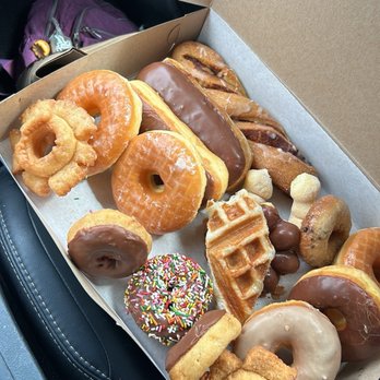 KC Donuts - Assorted donuts minus a couple already in my tummy - Donuts Near Me - San Gabriel, California KC Donuts - Assorted donuts minus a couple already in my tummy - Donuts Near Me - San Gabriel, California