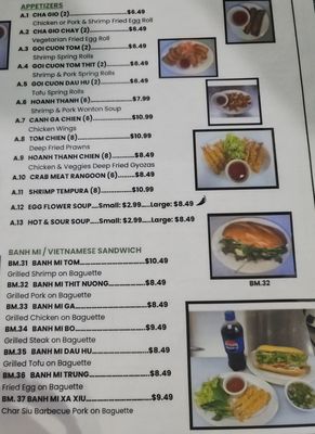 Menu photo 7 Pho Basil Arlington, WA