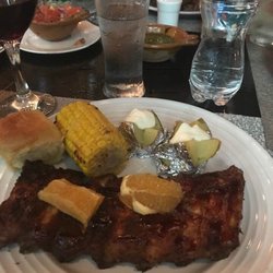 Mextalia - Barbecue ribs with corn on the cob and baked potatoes