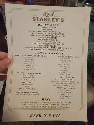 Lord Stanleys by null
