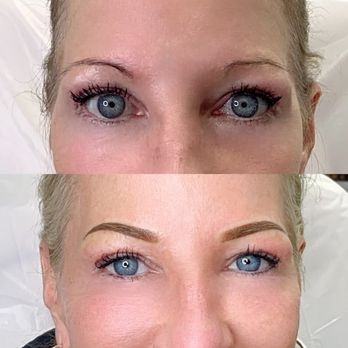 Permanent Makeup at Rizzieri - Brow before and after - Permanent Makeup Near Me - Voorhees, New Jersey Permanent Makeup at Rizzieri - Brow before and after - Permanent Makeup Near Me - Voorhees, New Jersey