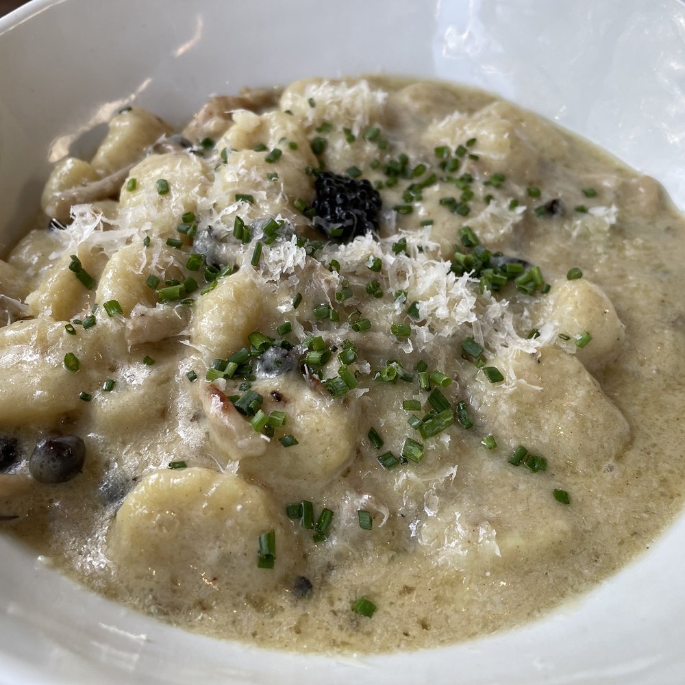 Valentina - Gnocchi & mushrooms - Seafood Near Me - Encinitas, California Valentina - Gnocchi & mushrooms - Seafood Near Me - Encinitas, California