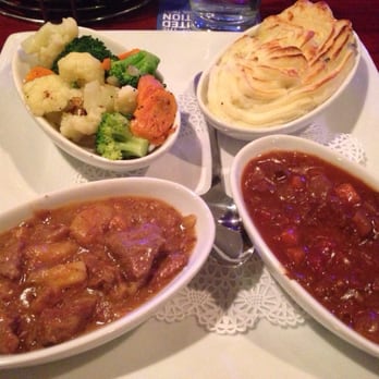 McGinty's Public House - Casserole sampler. 16$. Veggies, Shepard pie, lamb stew and beef stew. - Irish Near Me - Silver Spring, Maryland