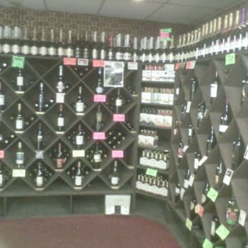 Plaza Liquors - a wall of wine bottles - Beer, Wine & Spirits Near Me - Lodi, California