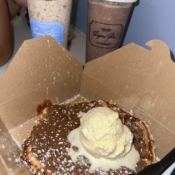 Sugar Fix Boba cafe - Chocolate Egg Waffle - Juice Bars & Smoothies Near Me - Los Angeles, California