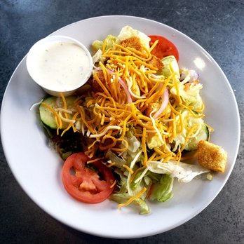 Dodge City Steakhouse - House Salad with Ranch. - Steakhouses Near Me - Mount Airy, North Carolina