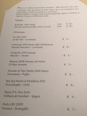 Menu photo 2 Lanterna Verde Villa Di Chiavenna, SO