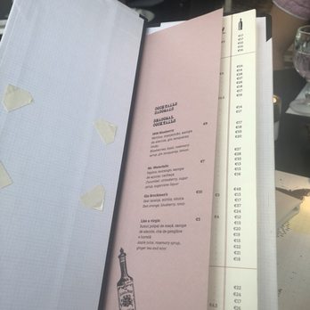 Infame - Part of the drink menu, it's about 6 pages long. Lots of cocktails to choose from. - Portuguese Near Me - Lisbon, 11